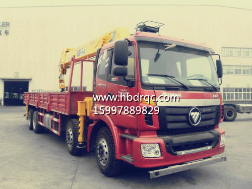 歐曼國四前四后八隨車起重運輸車圖片