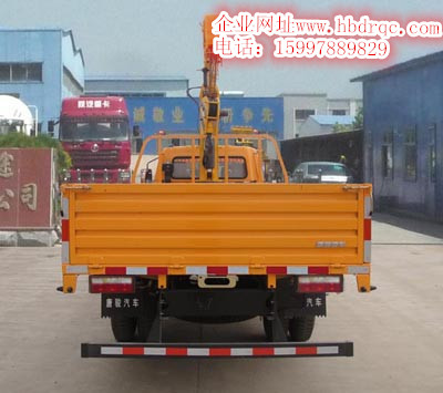 歐玲4噸3.2噸隨車吊4米貨箱吊車圖片